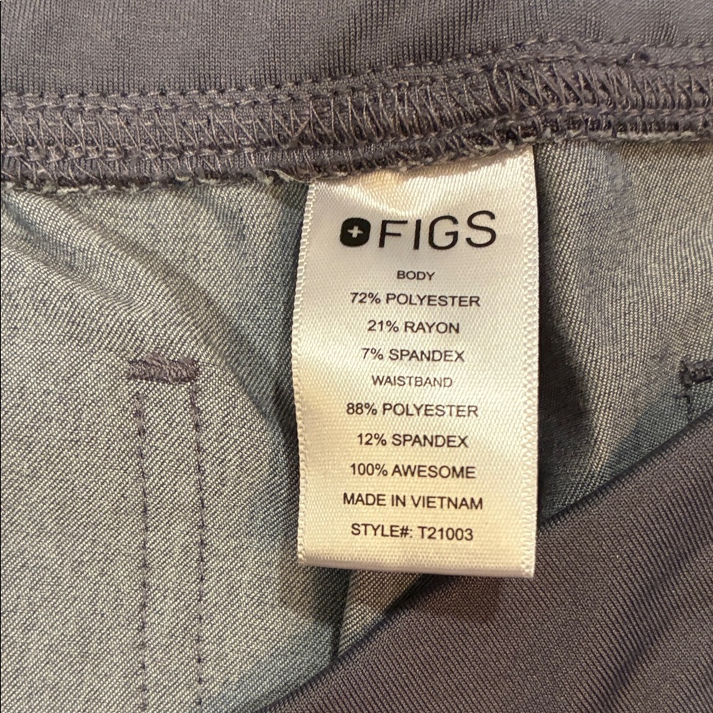 Figs Charcoal Scrub Bottoms